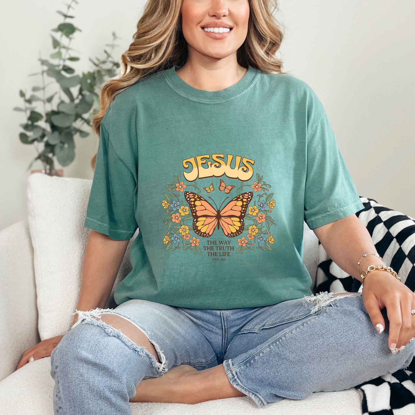 Jesus Butterfly Shirt | John 14:6