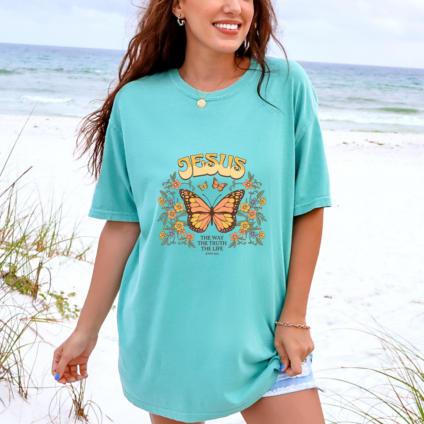 Jesus Butterfly Shirt | John 14:6
