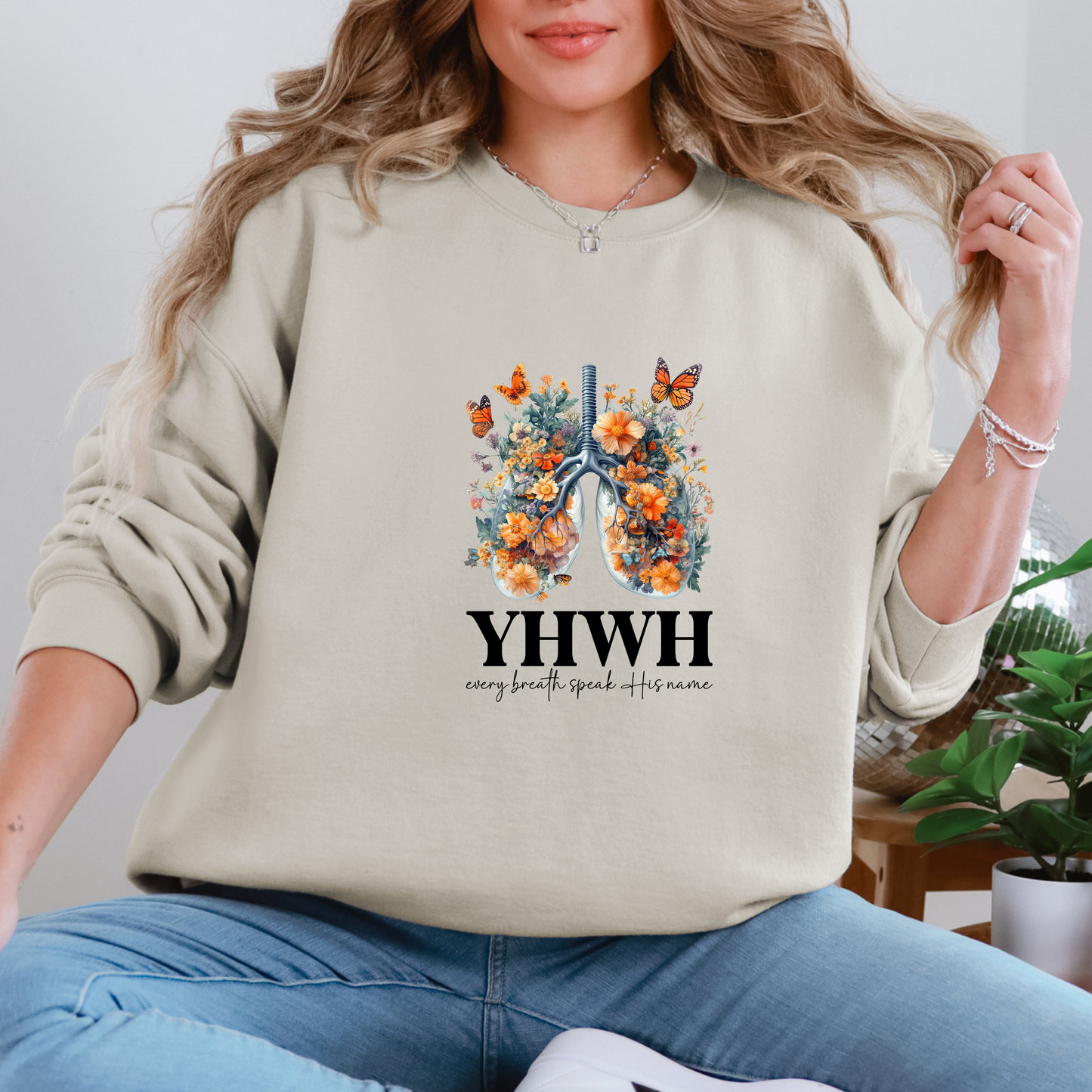 YHWH – Every Breath Speaks His Name Sweatshirt