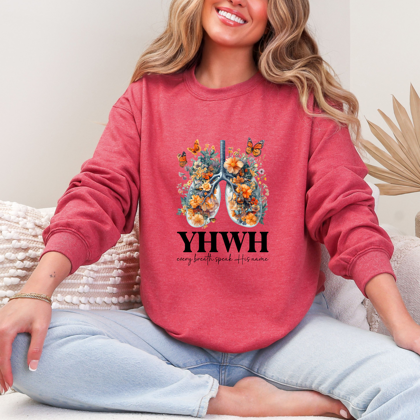 YHWH – Every Breath Speaks His Name Sweatshirt
