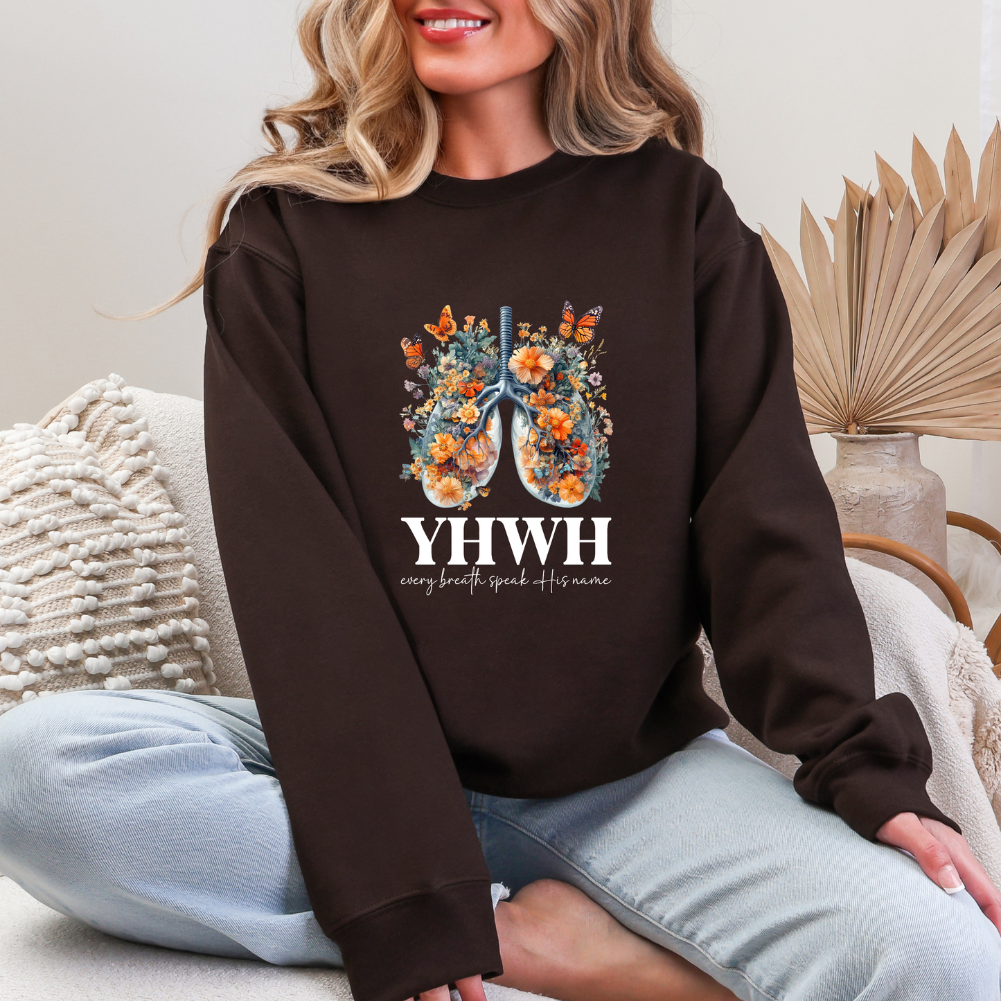 YHWH – Every Breath Speaks His Name Sweatshirt