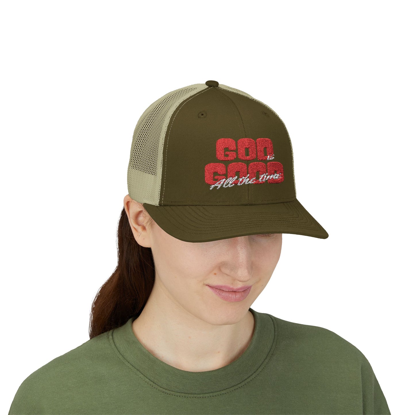 God Is Good All the Time Trucker Hat