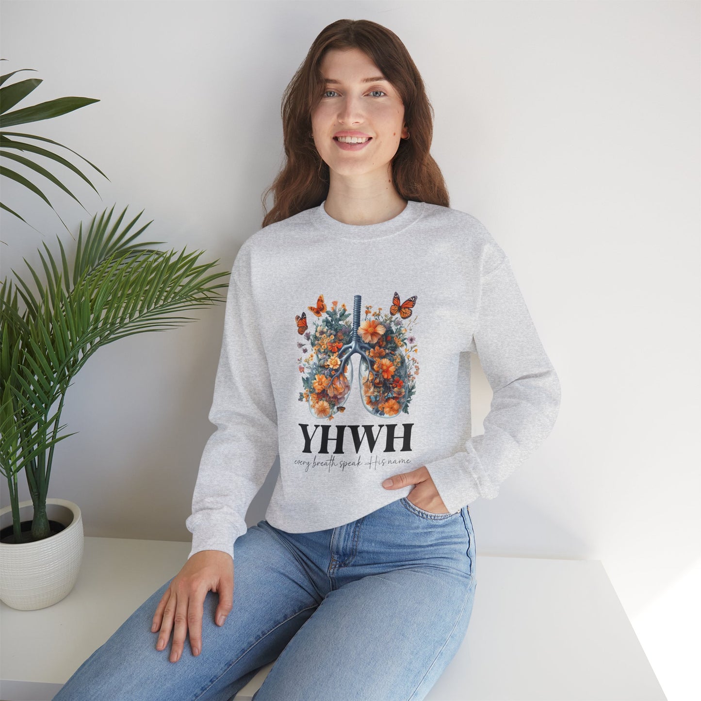 YHWH – Every Breath Speaks His Name Sweatshirt