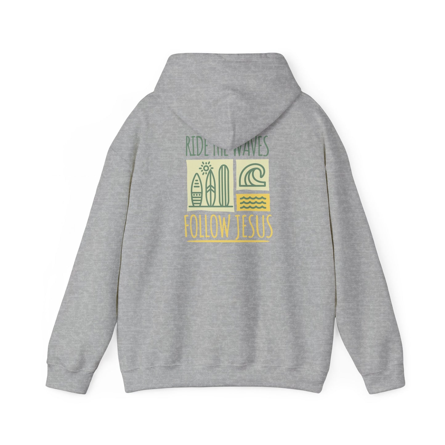 Ride the Waves Follow Jesus Hoodie