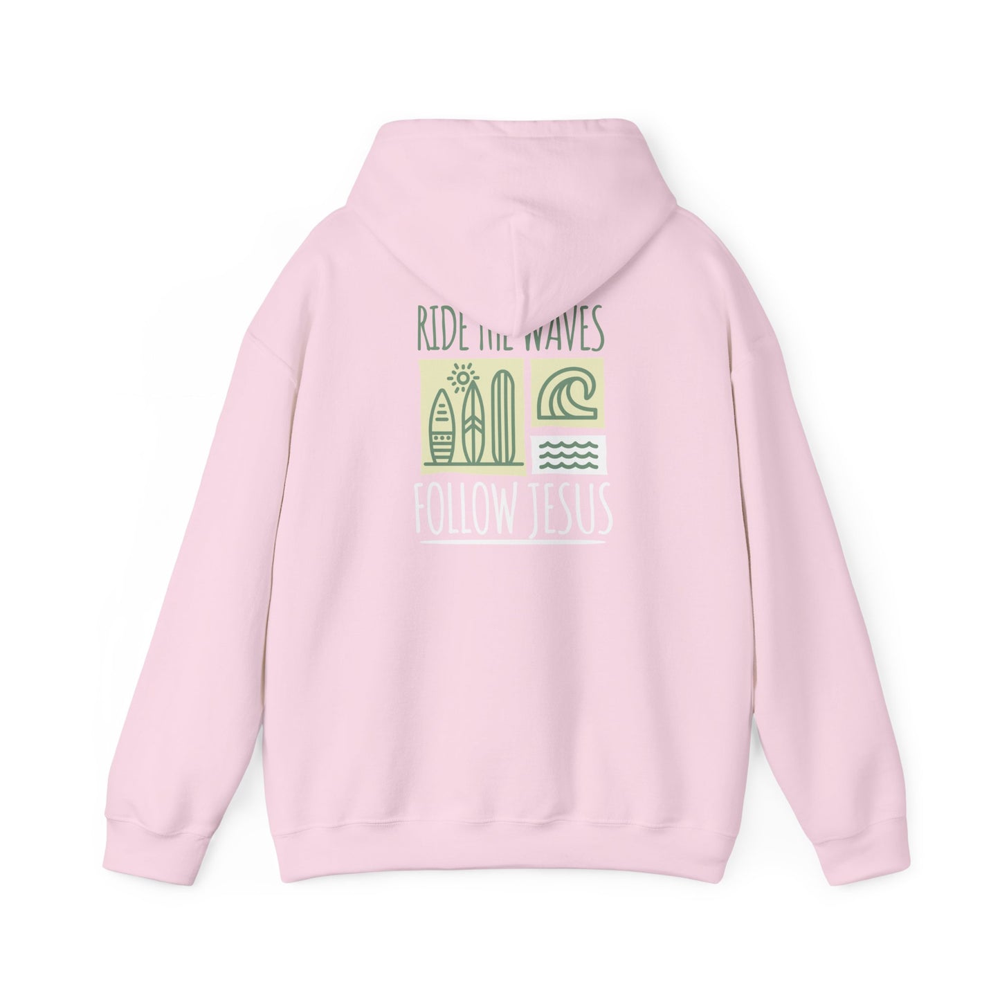 Ride the Waves Follow Jesus Hoodie