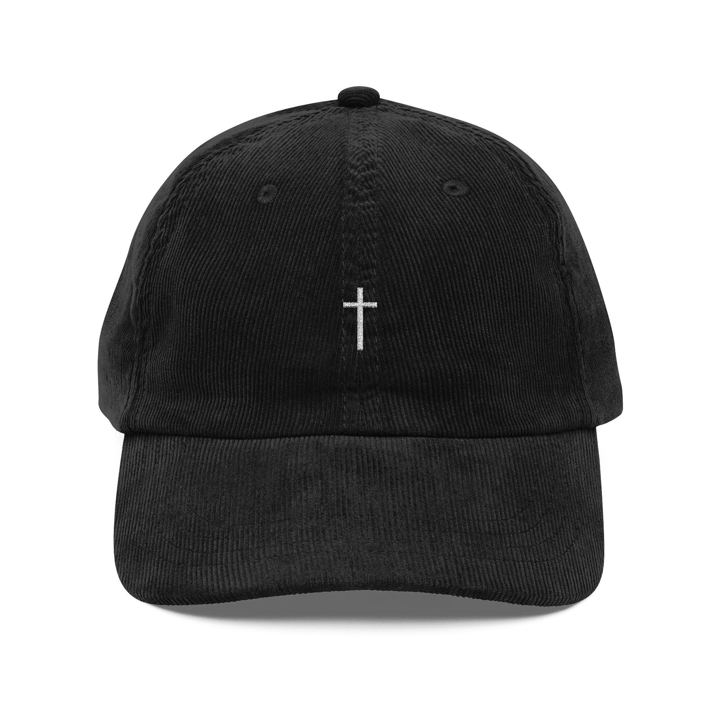 Corduroy Minimalist Cross Hat