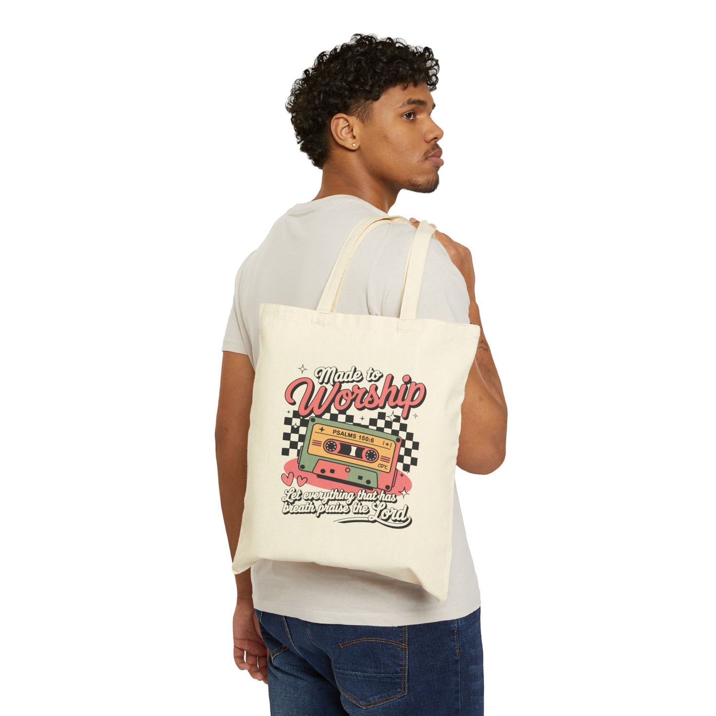 Made to Worship Tote Bag | Psalm 100:2