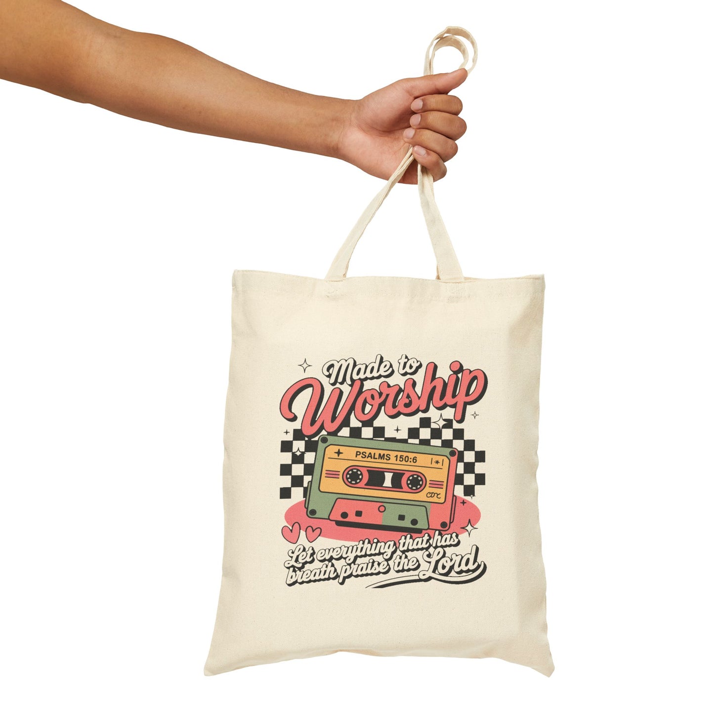 Made to Worship Tote Bag | Psalm 100:2