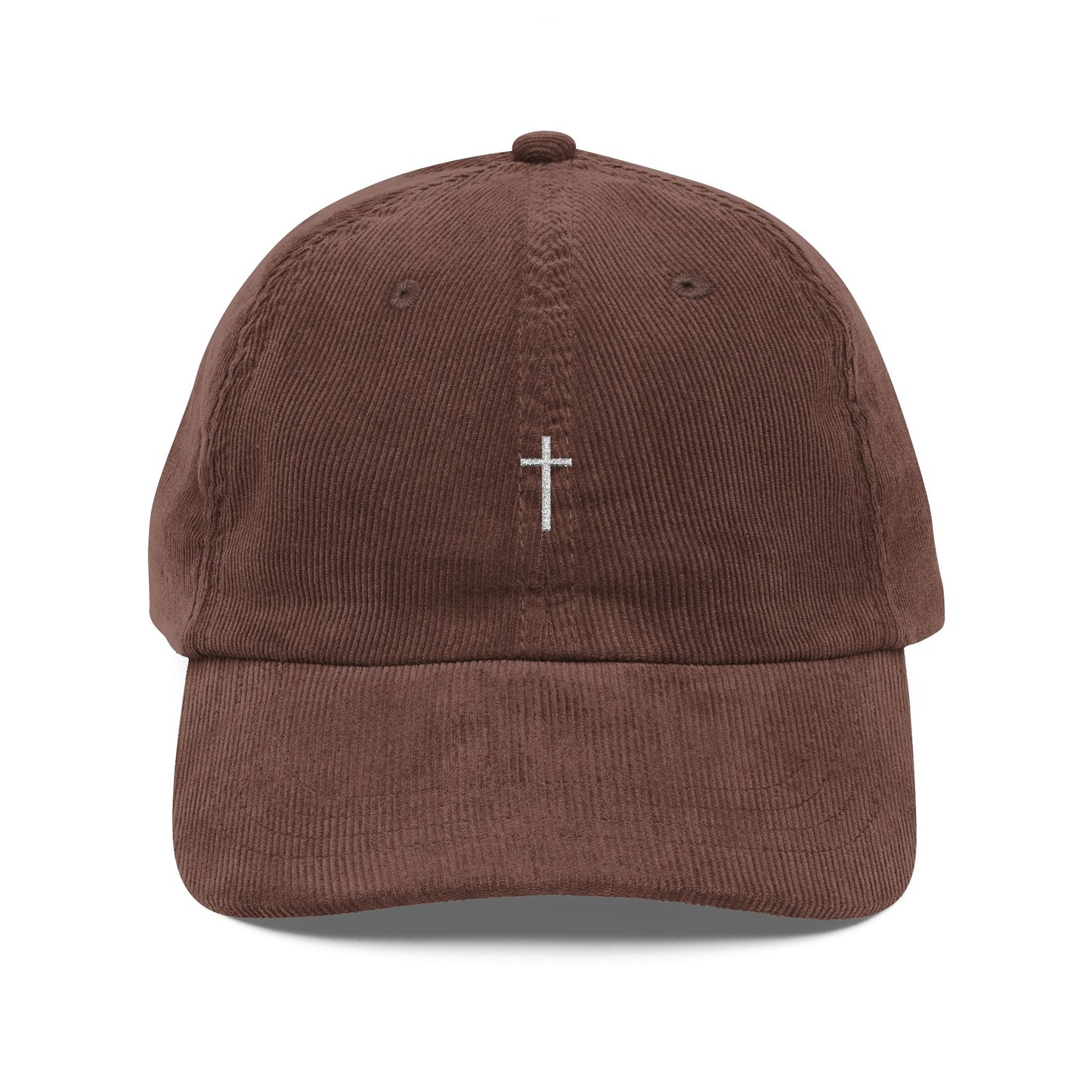 Corduroy Minimalist Cross Hat