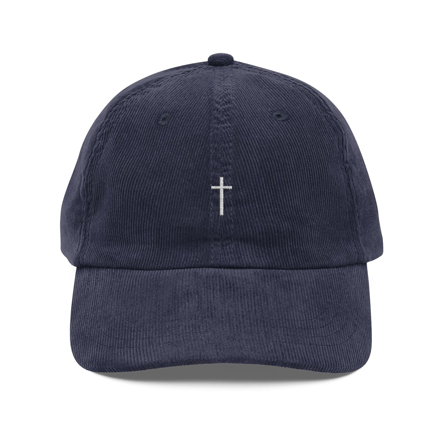 Corduroy Minimalist Cross Hat