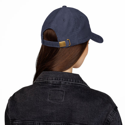 Corduroy Minimalist Cross Hat