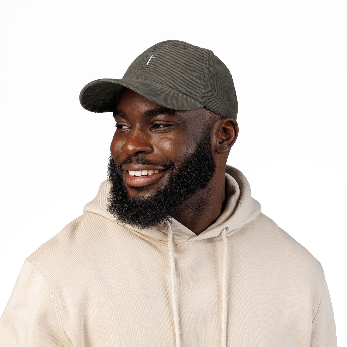 Corduroy Minimalist Cross Hat