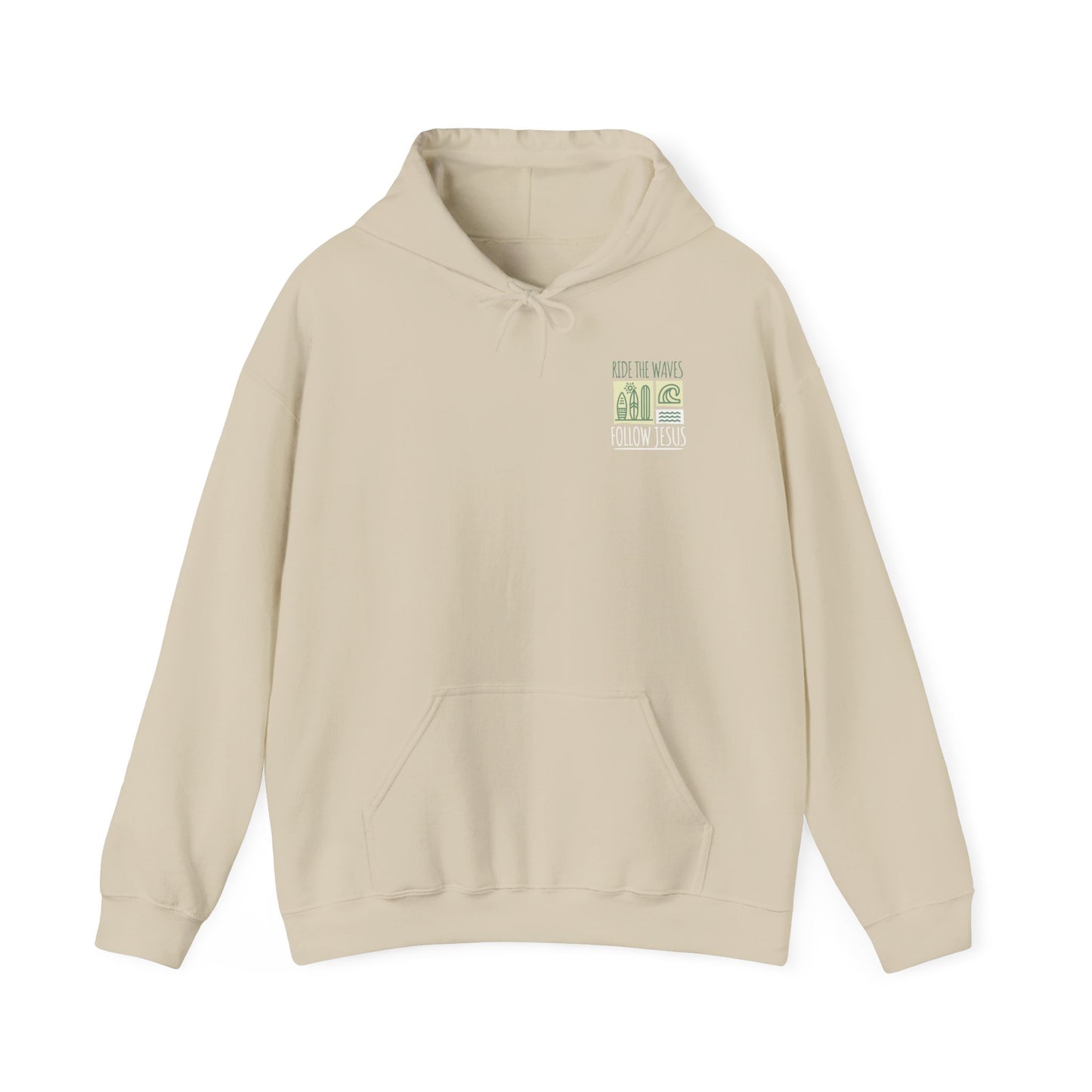Ride the Waves Follow Jesus Hoodie