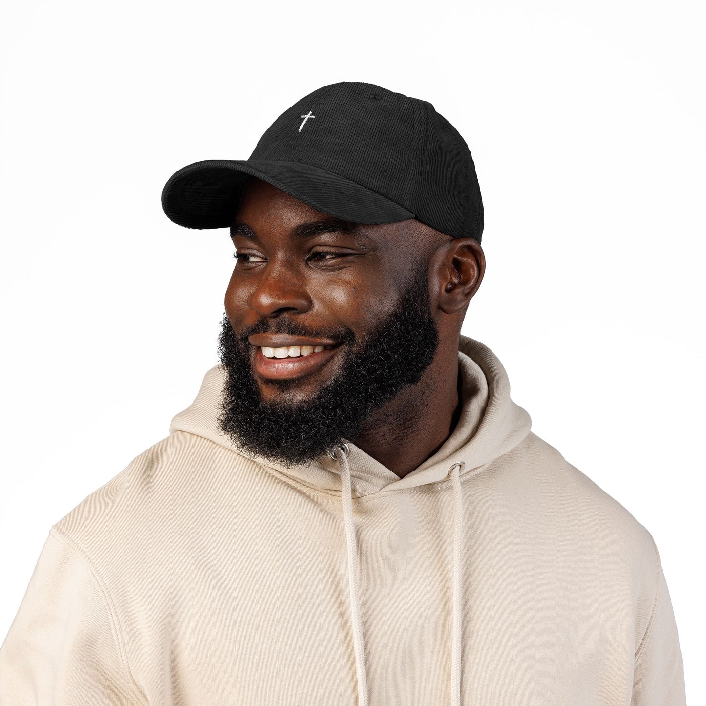 Corduroy Minimalist Cross Hat