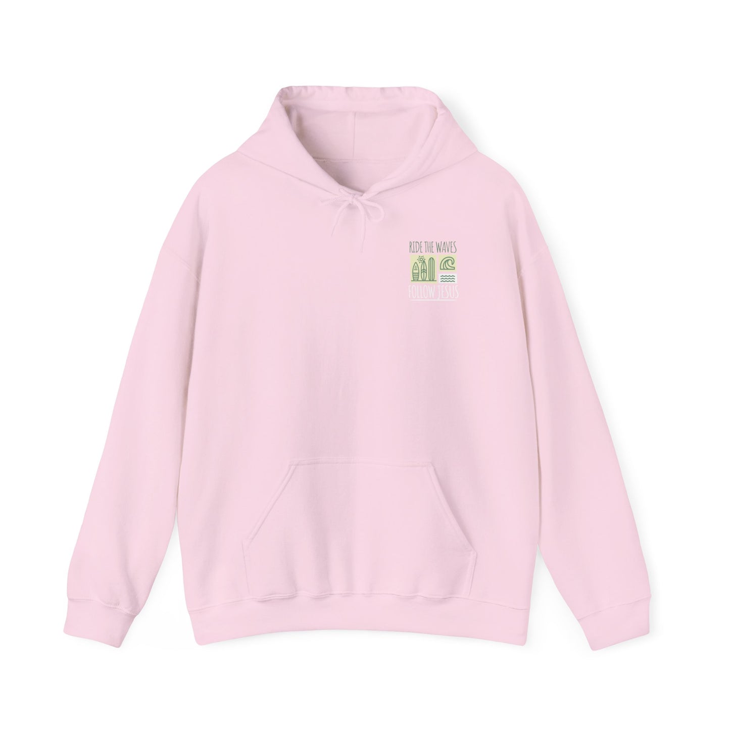 Ride the Waves Follow Jesus Hoodie