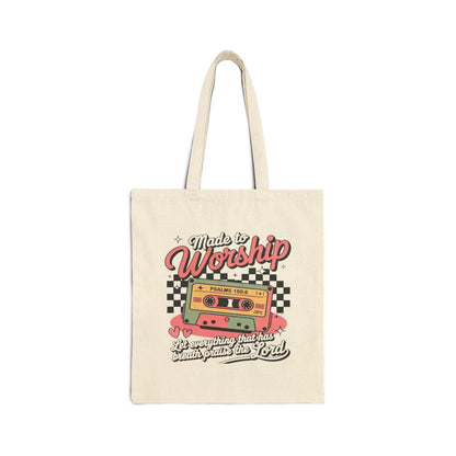 Made to Worship Tote Bag | Psalm 100:2