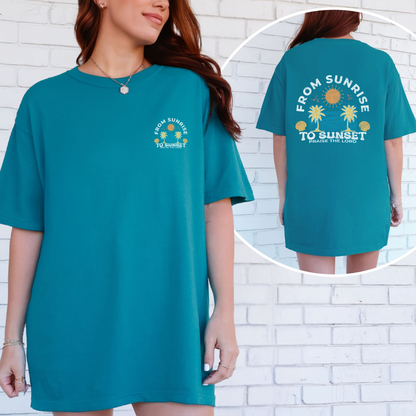 Sunrise to Sunset Praise the Lord Shirt