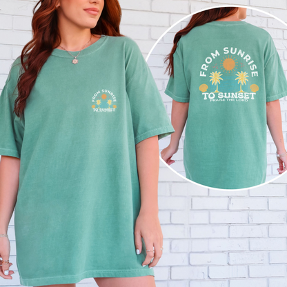 Sunrise to Sunset Praise the Lord Shirt