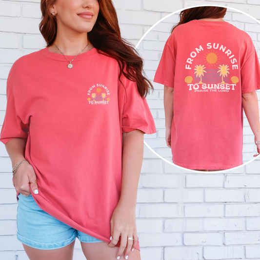 Sunrise to Sunset Praise the Lord Shirt