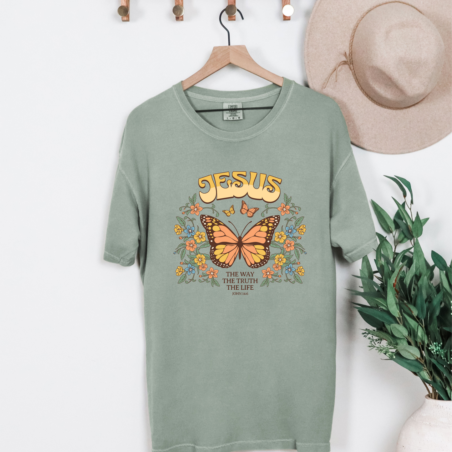 Jesus Butterfly Shirt | John 14:6