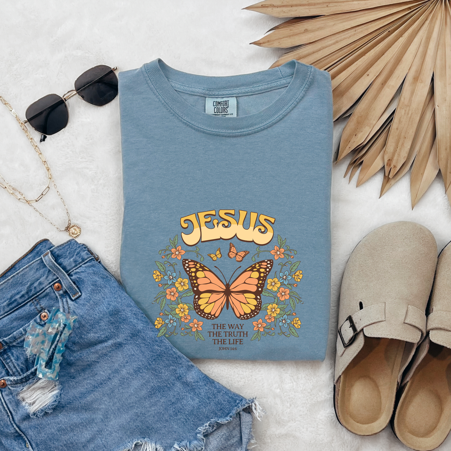 Jesus Butterfly Shirt | John 14:6