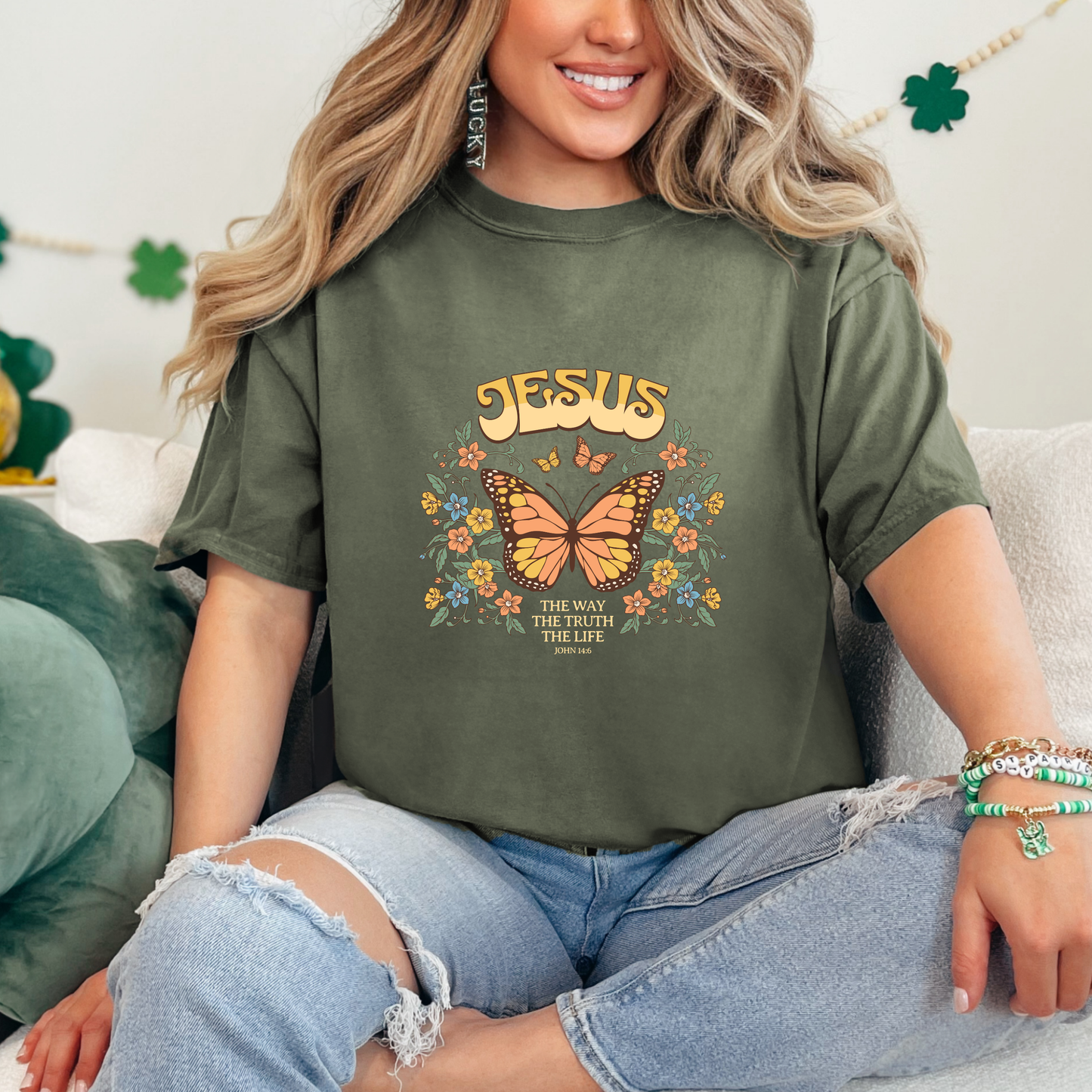 Jesus Butterfly Shirt | John 14:6
