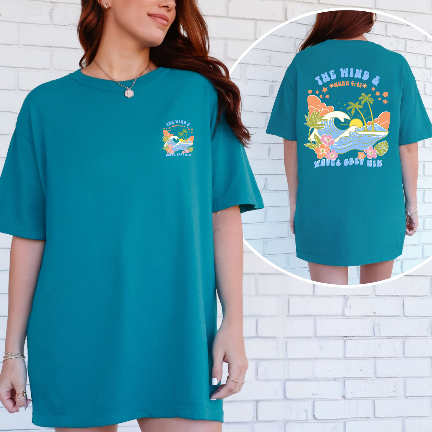 The Wind & Waves Obey Him -  Shirt | Mark 4:41