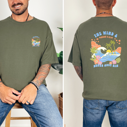 The Wind & Waves Obey Him -  Shirt | Mark 4:41