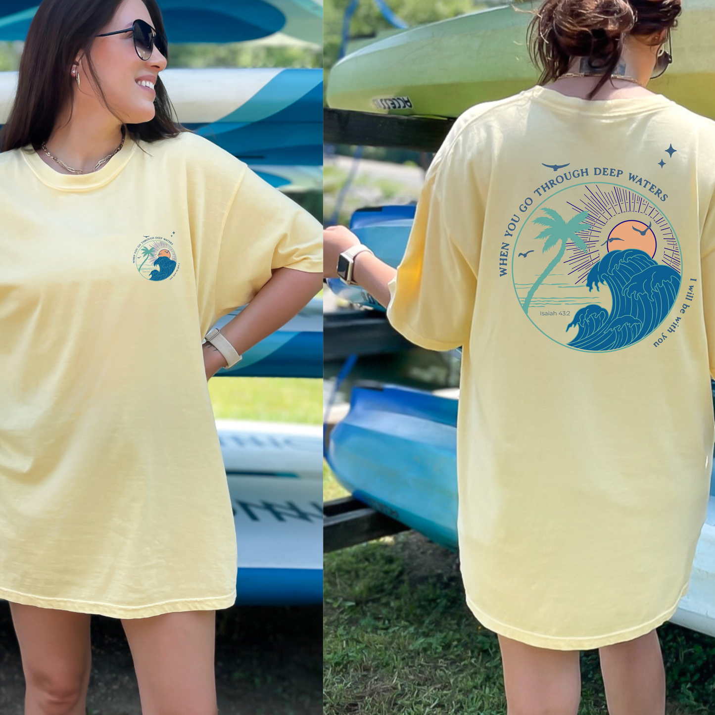 When You Go Through Deep Waters Isaiah 43:2 Shirt
