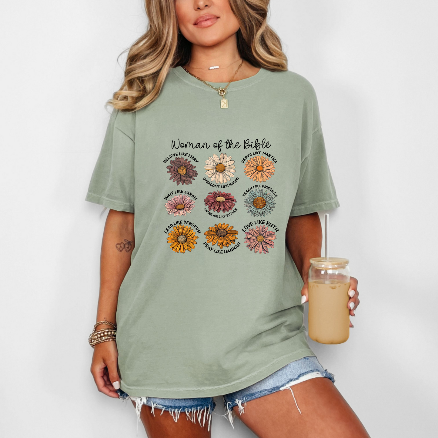 Woman of the Bible Floral T-Shirt