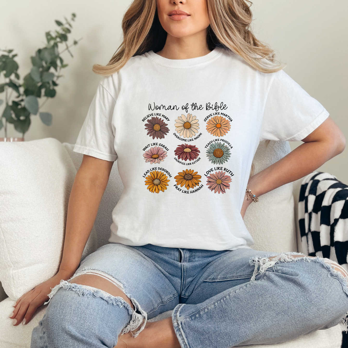Woman of the Bible Floral T-Shirt