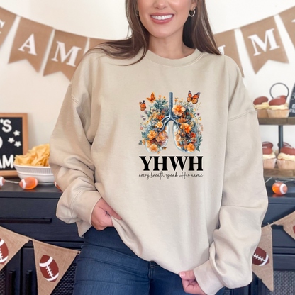 YHWH – Every Breath Speaks His Name Sweatshirt