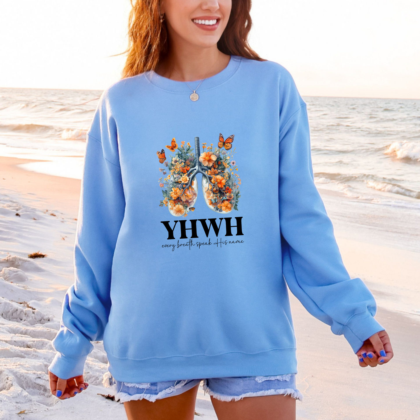 YHWH – Every Breath Speaks His Name Sweatshirt