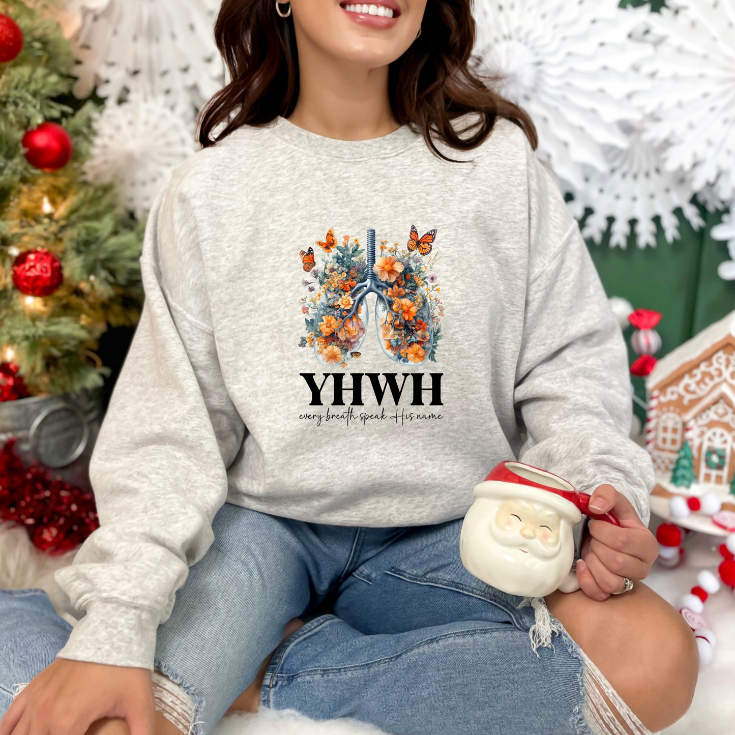 YHWH – Every Breath Speaks His Name Sweatshirt
