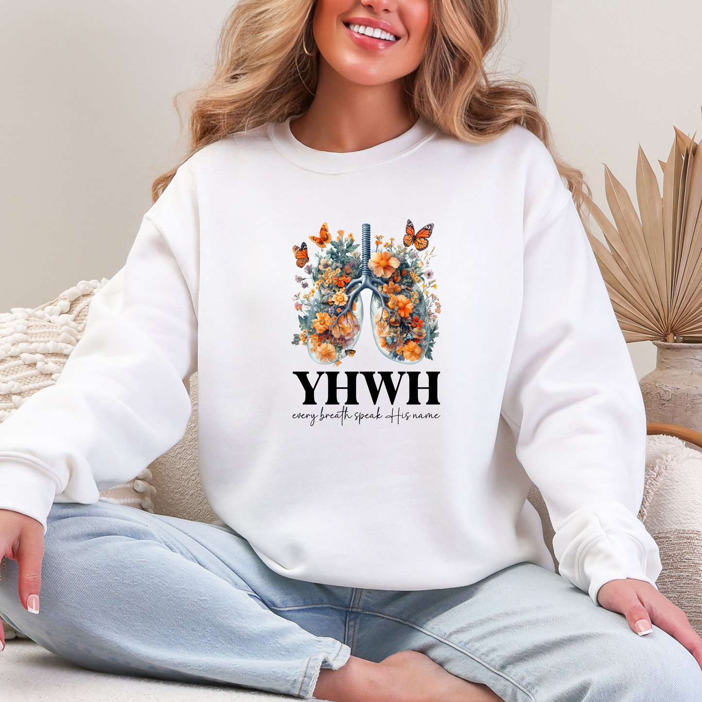 YHWH – Every Breath Speaks His Name Sweatshirt
