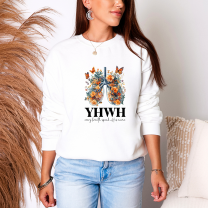 YHWH – Every Breath Speaks His Name Sweatshirt