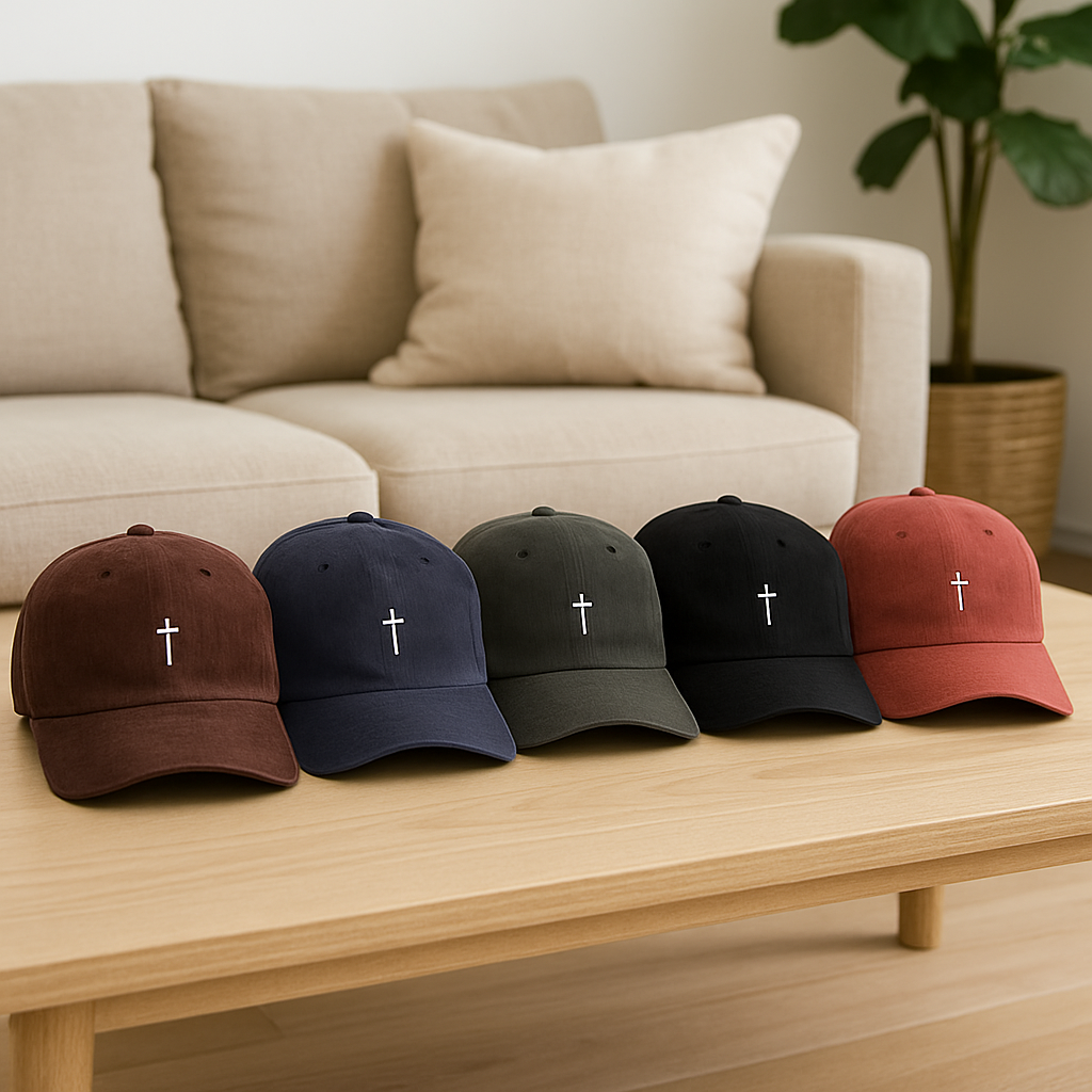 Corduroy Minimalist Cross Hat