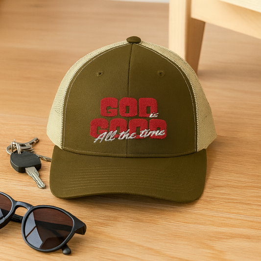 God Is Good All the Time Trucker Hat
