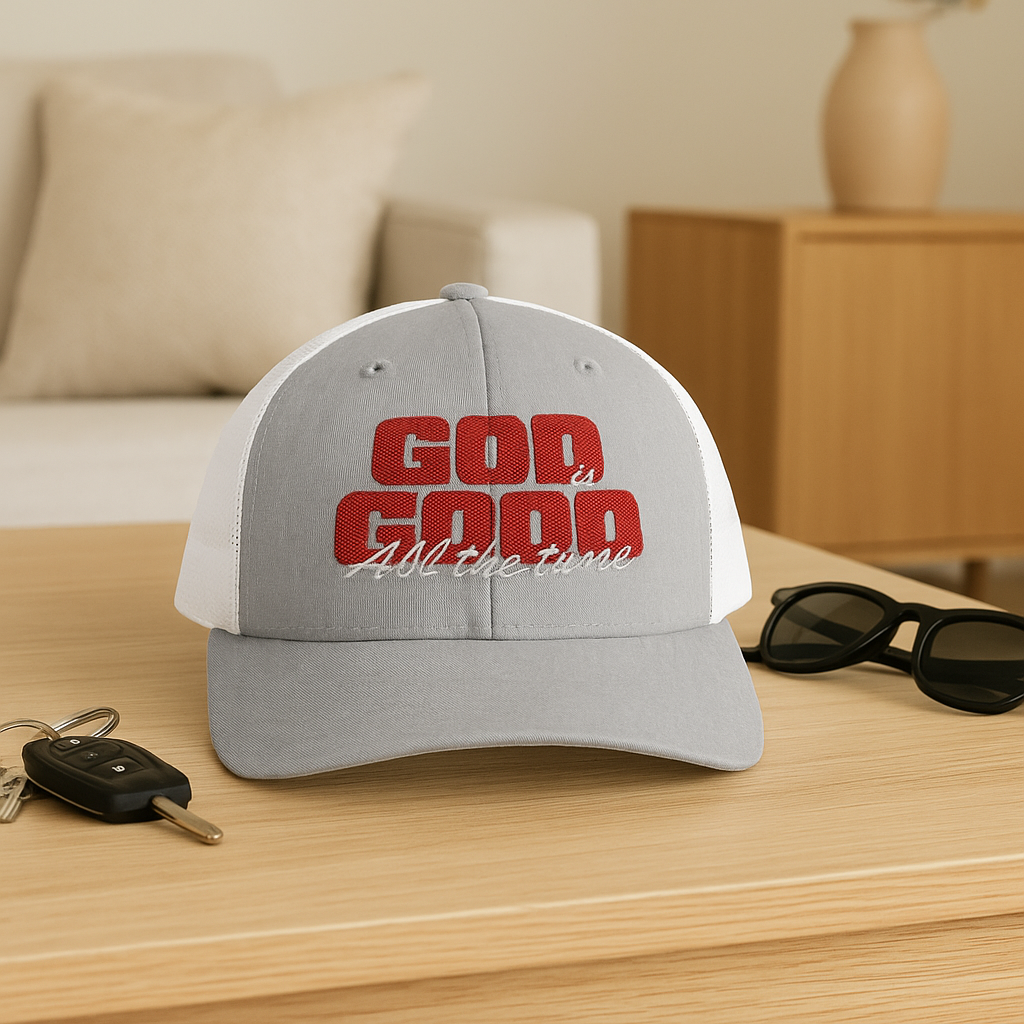 God Is Good All the Time Trucker Hat