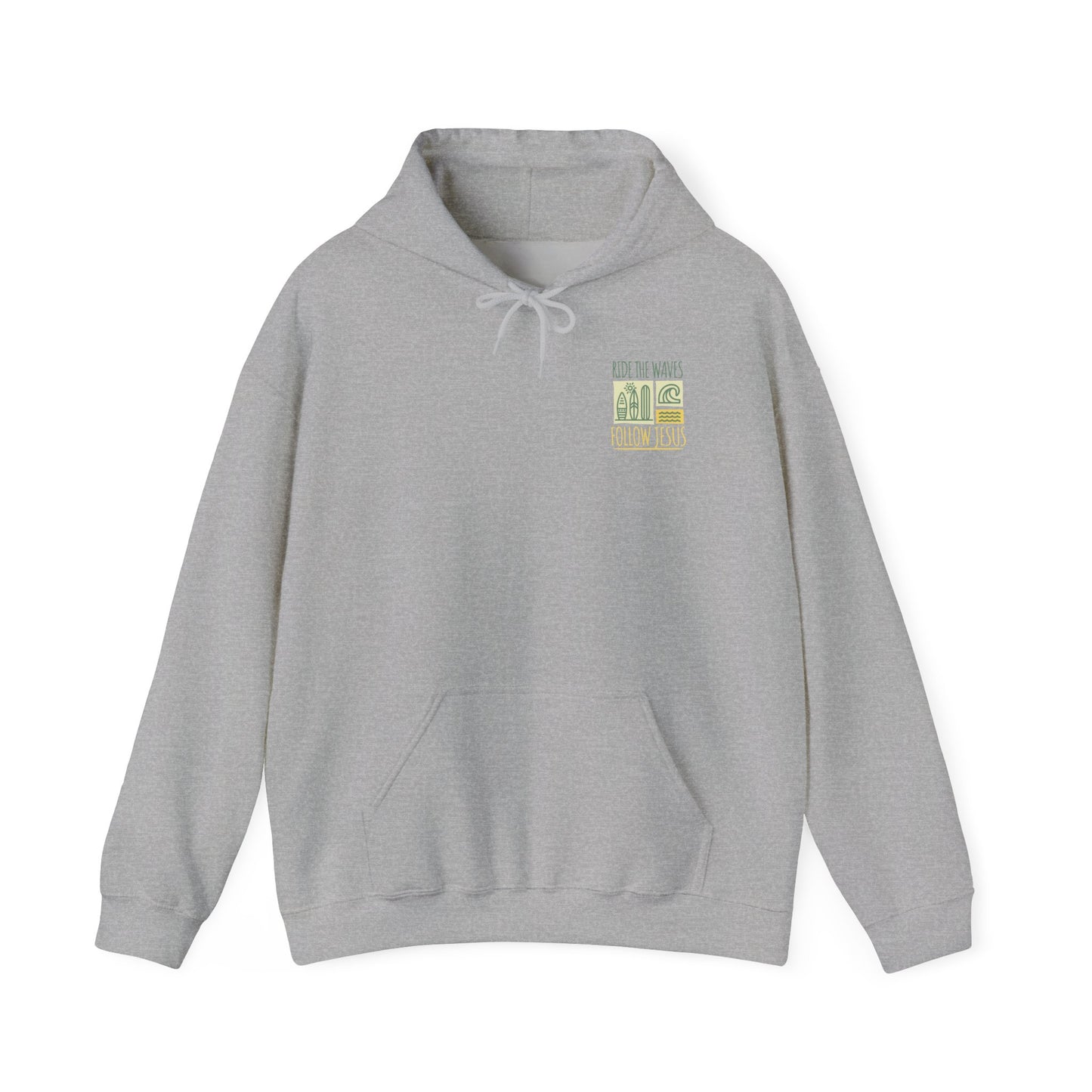 Ride the Waves Follow Jesus Hoodie