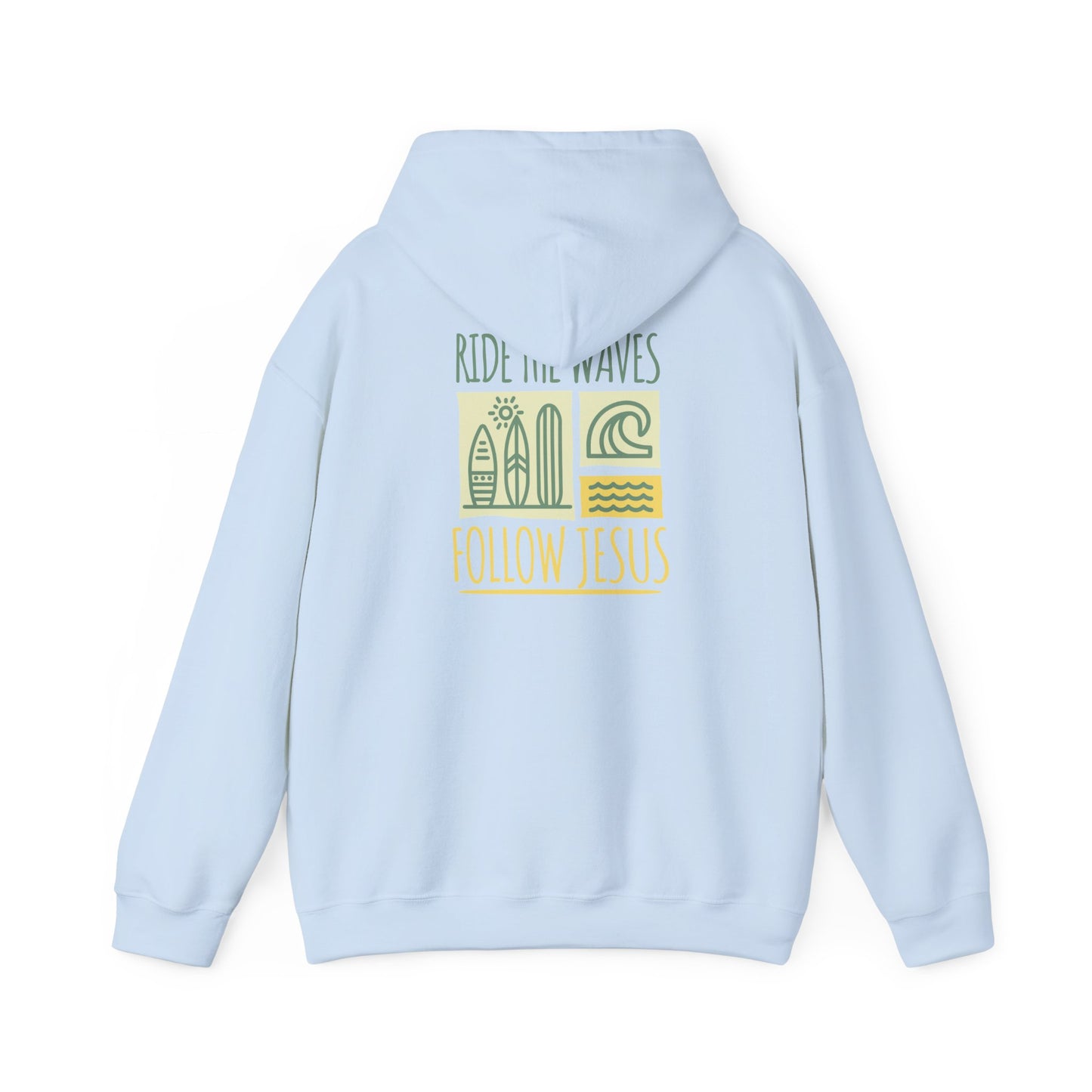 Ride the Waves Follow Jesus Hoodie