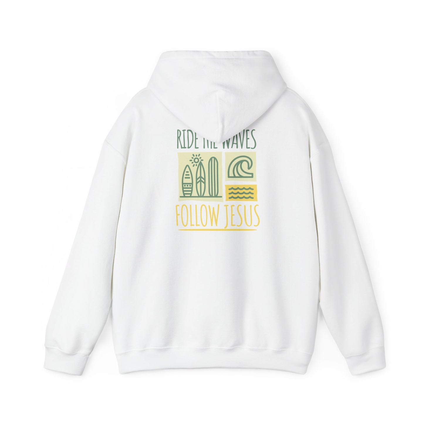 Ride the Waves Follow Jesus Hoodie