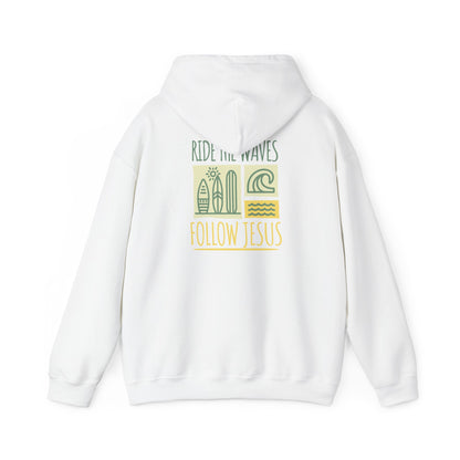 Ride the Waves Follow Jesus Hoodie