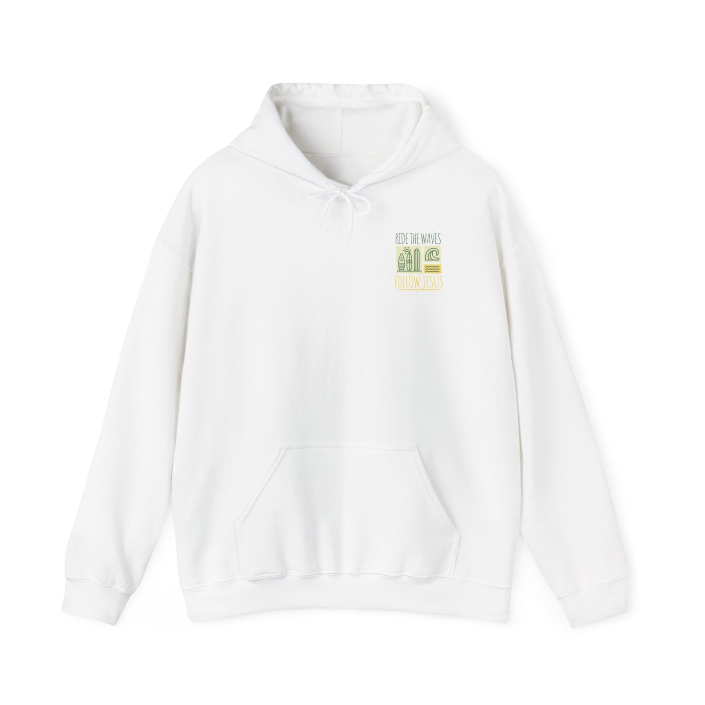 Ride the Waves Follow Jesus Hoodie