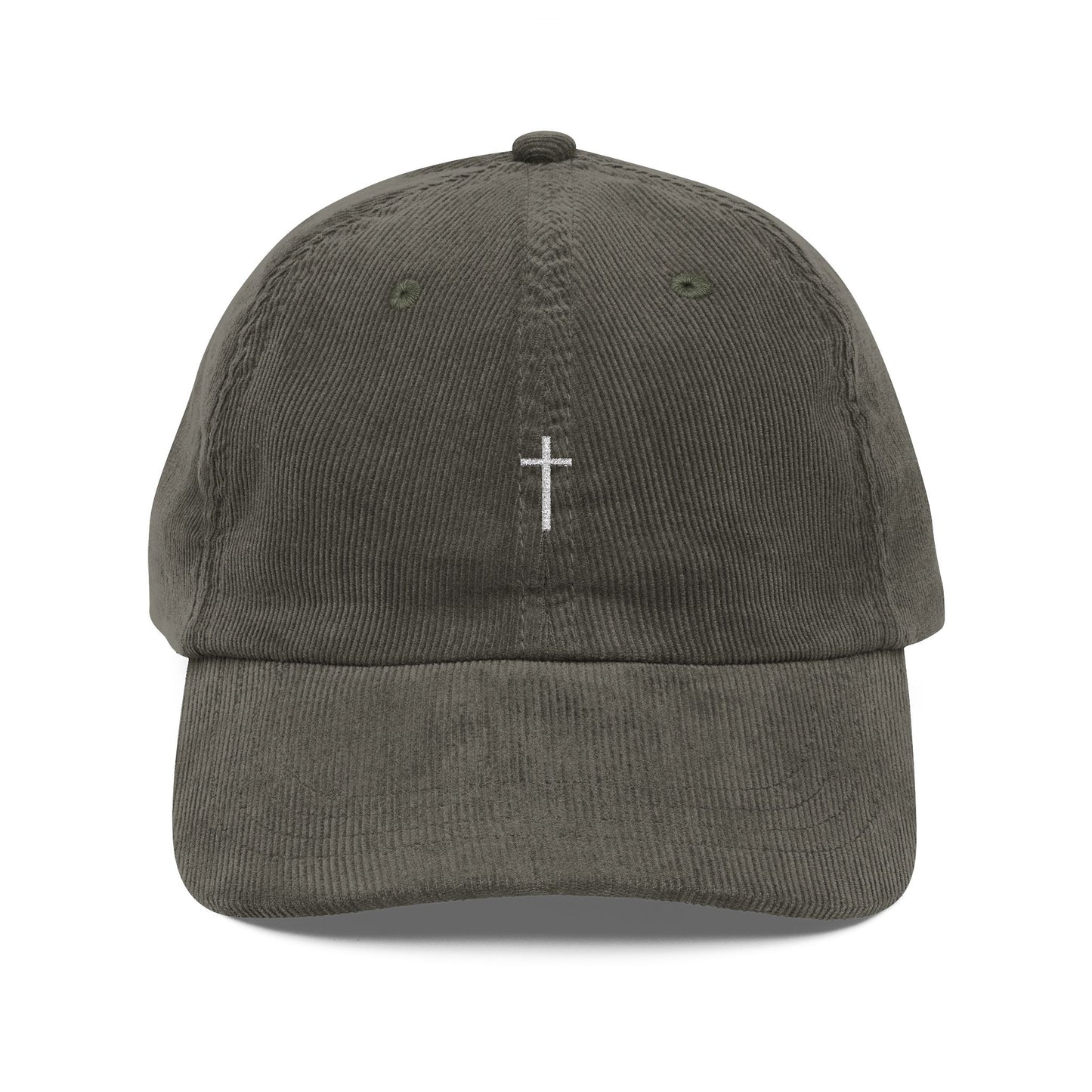 Corduroy Minimalist Cross Hat