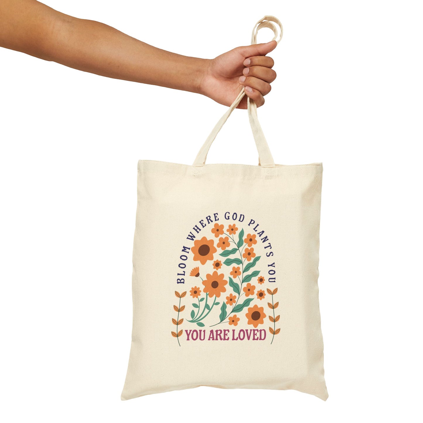 Bloom Where God Grows You Tote Bag