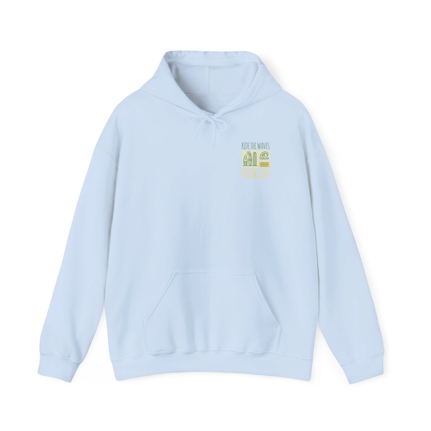 Ride the Waves Follow Jesus Hoodie
