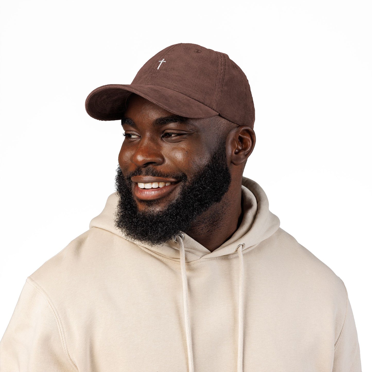 Corduroy Minimalist Cross Hat