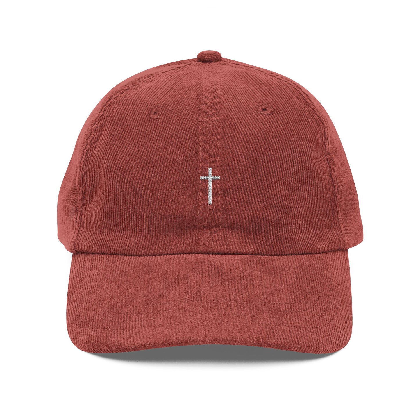 Corduroy Minimalist Cross Hat
