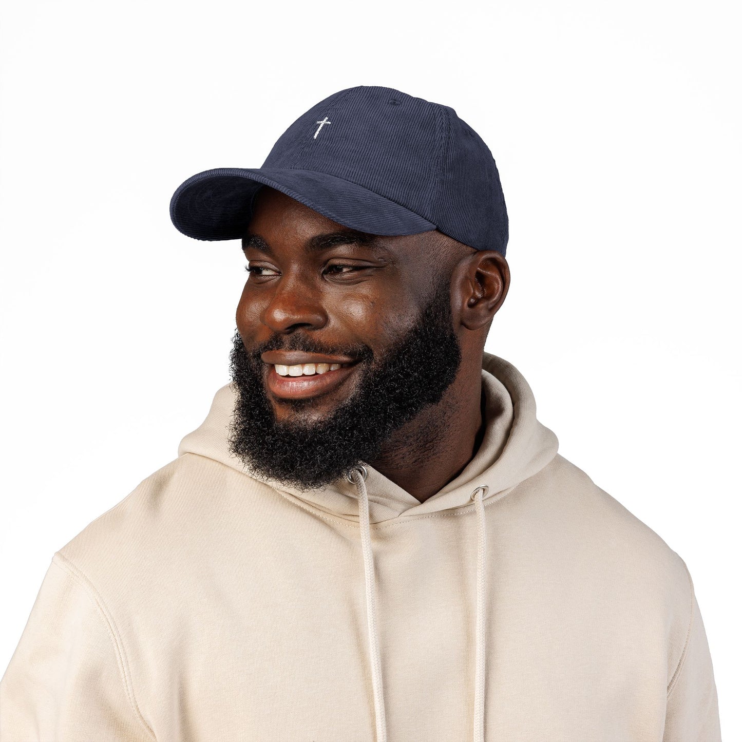 Corduroy Minimalist Cross Hat